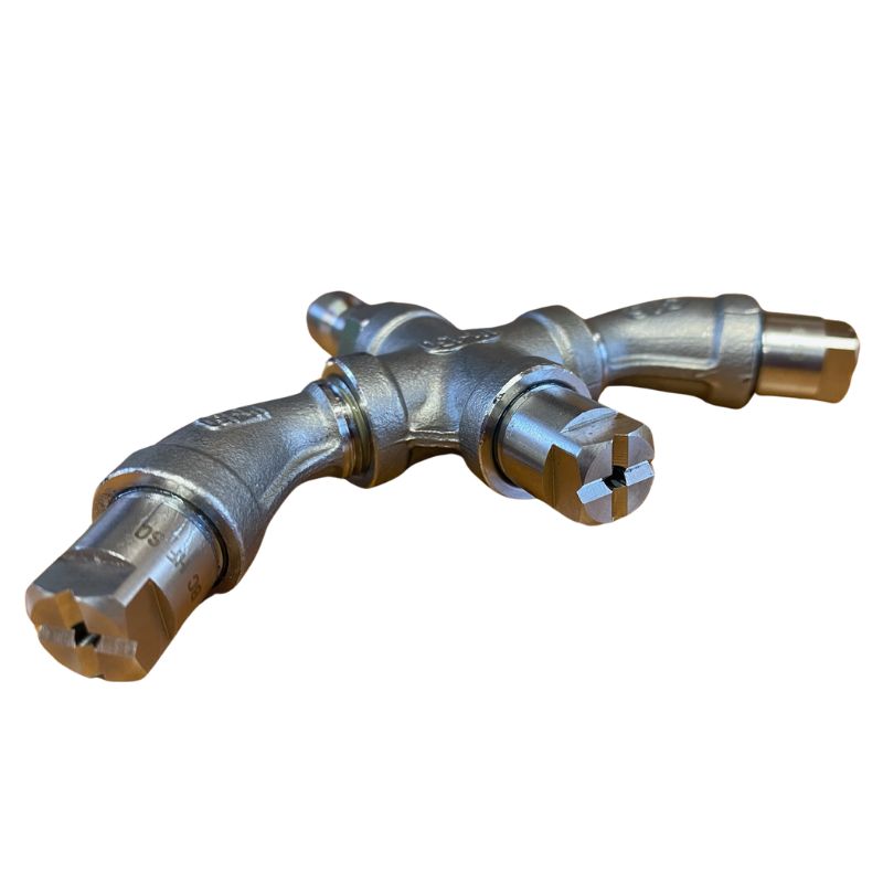 TRIDENT NOZZLE: High flow rate application nozzle